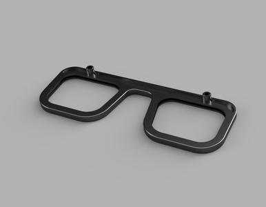 HDZero BoxPro Customized lens frame for diopter lenses