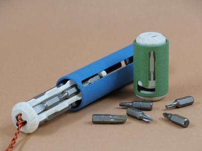 Magnetic 1/4" Travel Bit Case / Print In Place