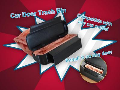 Car Door Trash Bin