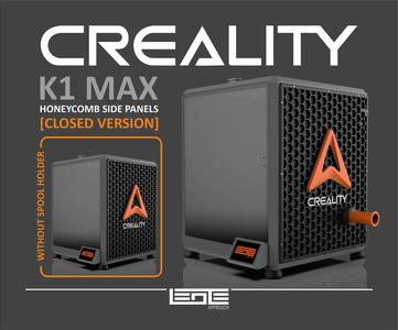 CREALITY K1max SIDE PANELS [CLOSED + SPOOL HOLDER]   