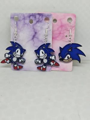 Sonic The Hedgehog Earrings   