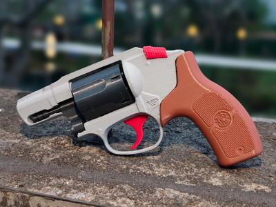 s&w bodyguard .38 Revolver Fidget Spinner toy 