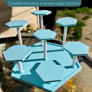 Display Stand Hexagons   