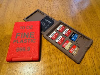 microSD card holder (print in place)