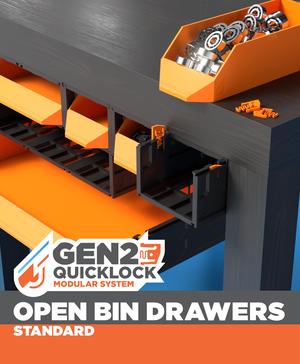GEN2 Open Bin Drawers - Standard