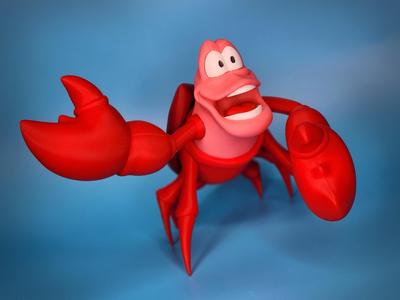Sebastian the Crab - The Little Mermaid - Fan Art