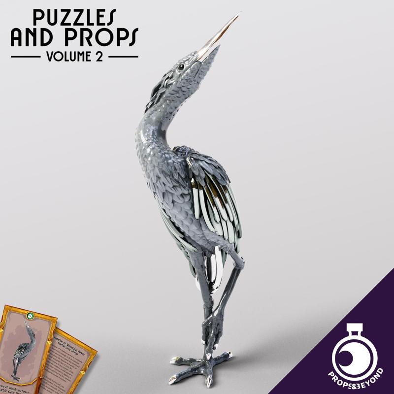 Figurine of Wondrous Power - Marble Grey Heron