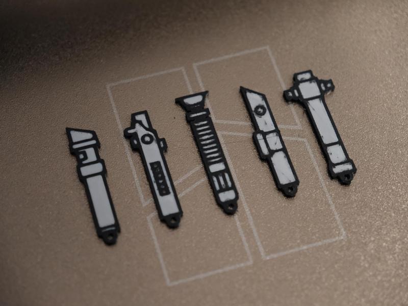Keychain Starwars light saber