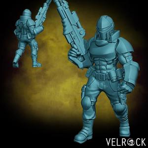 Male Sector Enforcer 4 (PRESUPPORTED)