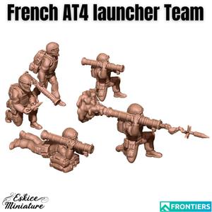 Modern French with AT4 Rocket launcher - 28mm