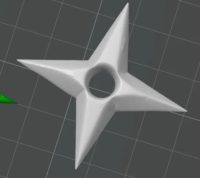 3D printer Shuriken/ninja star   