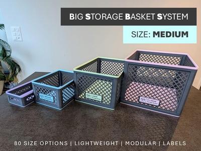 Big Storage Basket System – Size: Medium