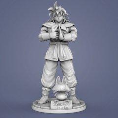 Yamcha & Puar 3D Printing Figurines in Diorama | Assembly