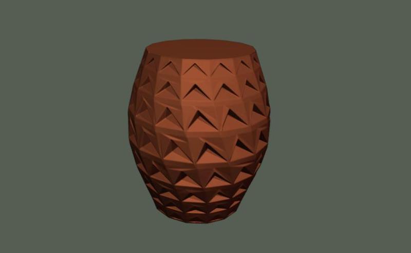 ancient clay pot