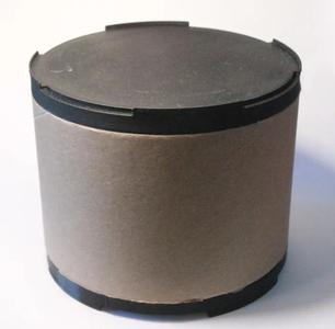 Stackable upcycled cardboard cores   