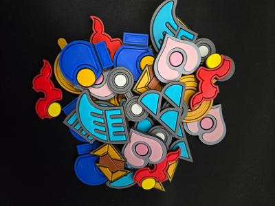 Hoenn Gym badges 