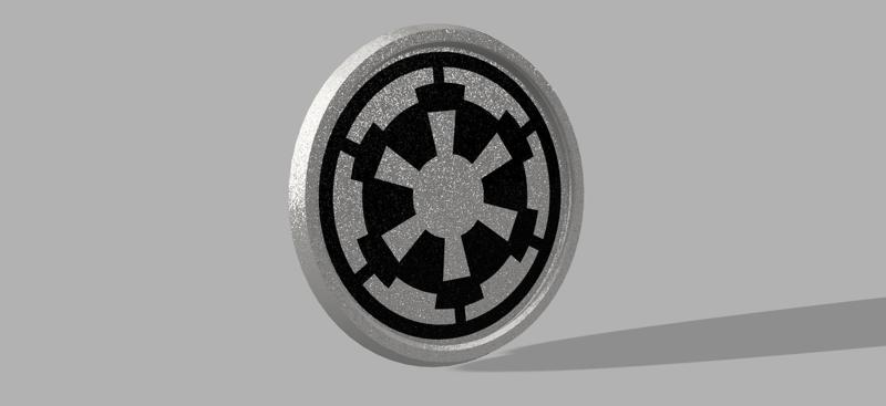 GALACTIC EMPIRE THREADED AND STACKABLE COASTER SET