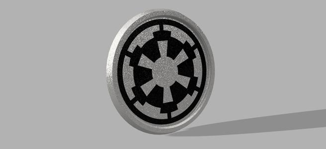 GALACTIC EMPIRE THREADED AND STACKABLE COASTER SET