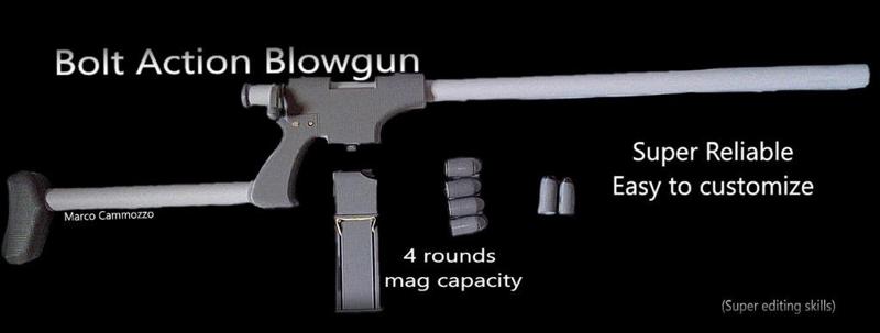 Bolt Action Blowgun
