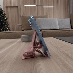3D Girl Phone Stand or Phone Holder for Accessories with Stl Files & Cell Phone Holder, 3D Printing, Phone Stand For Desk, 3D Printed Decor