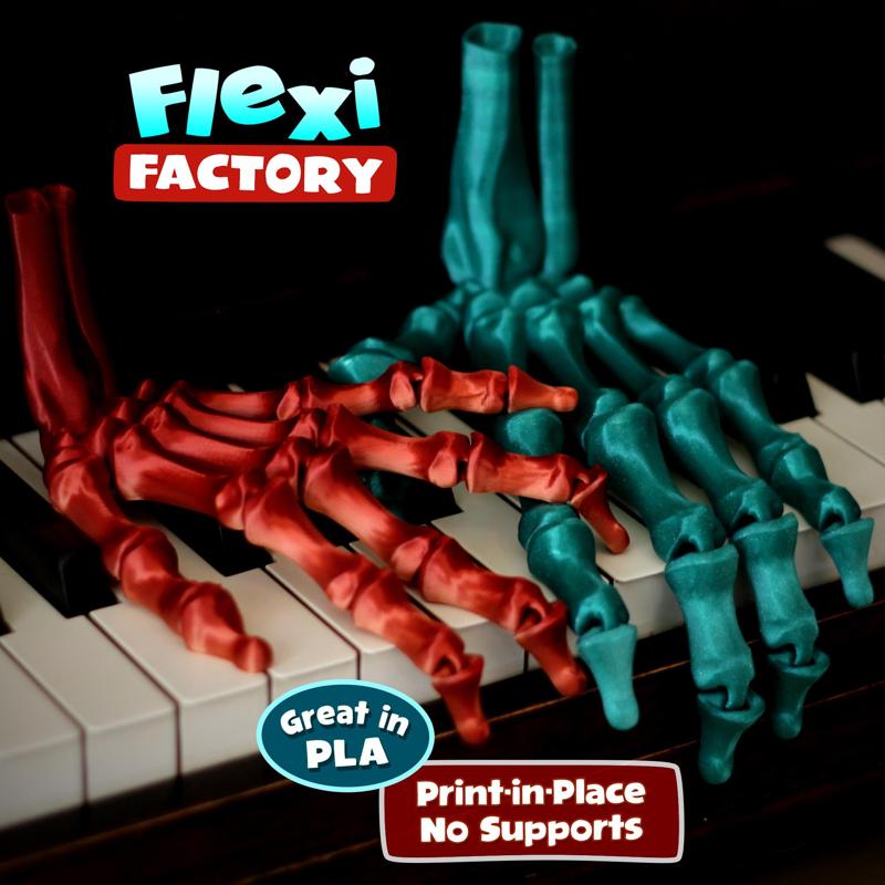 FLEXI PRINT-IN-PLACE SKELETON HAND