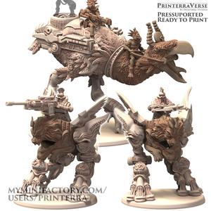 017 OSIRIAN ROMANUS  Terror Bird Rider for Greater Good and  Final Iron Magictech Fantasy Mechanical Rider Lionus