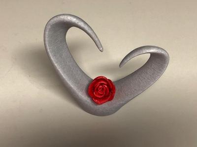 Rose in a heart