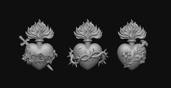 Three Sacred Hearts