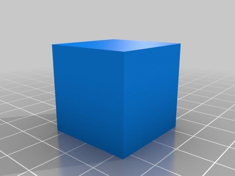 1 Inch Cube Color Swatch