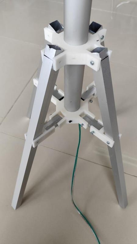 SatNOGS Rotator stand and antenna holder