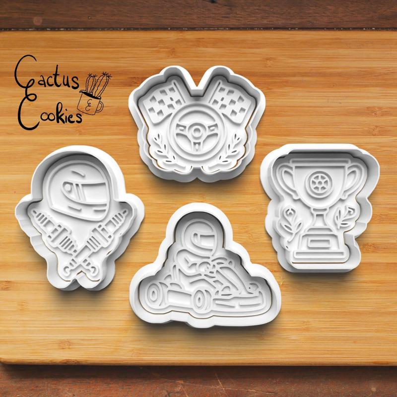 Go Kart Cookie Cutter set 0873