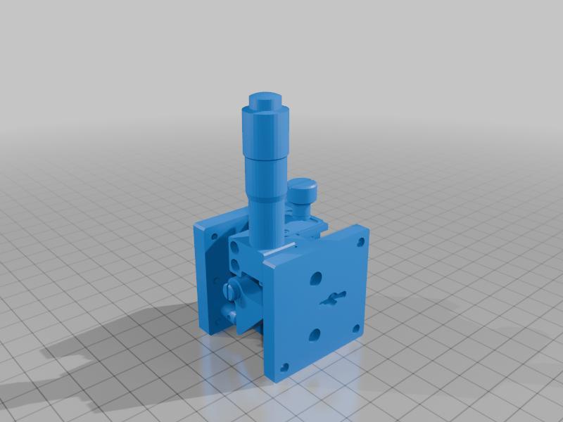 JLCMC Crossed Roller Guided Manual Motion Platform Micrometer Feed Type Horizontal Z Axis