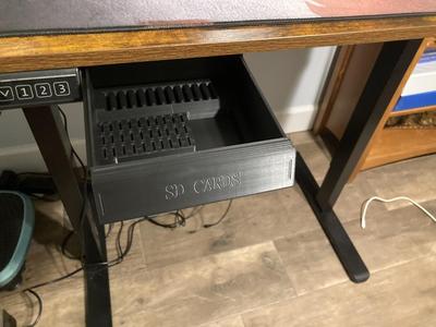 Sd Card Organizer Drawer