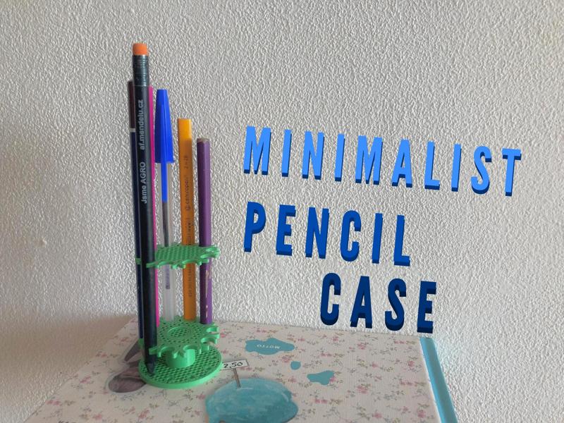 Minimalist Pencil Case / Stand