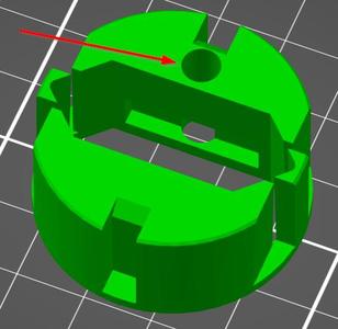 Plug adapter with grounding hole