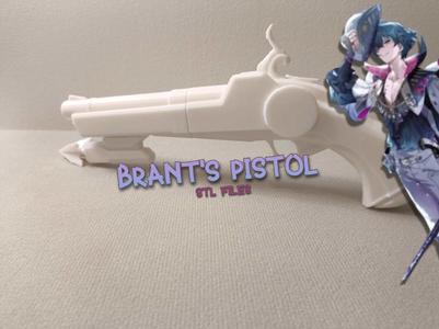STL Files | Wuthering Waves - Brant's Pistol -weapon for cosplay / prop weapon