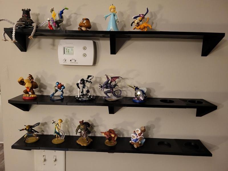 Modular Shelf for Amiibo