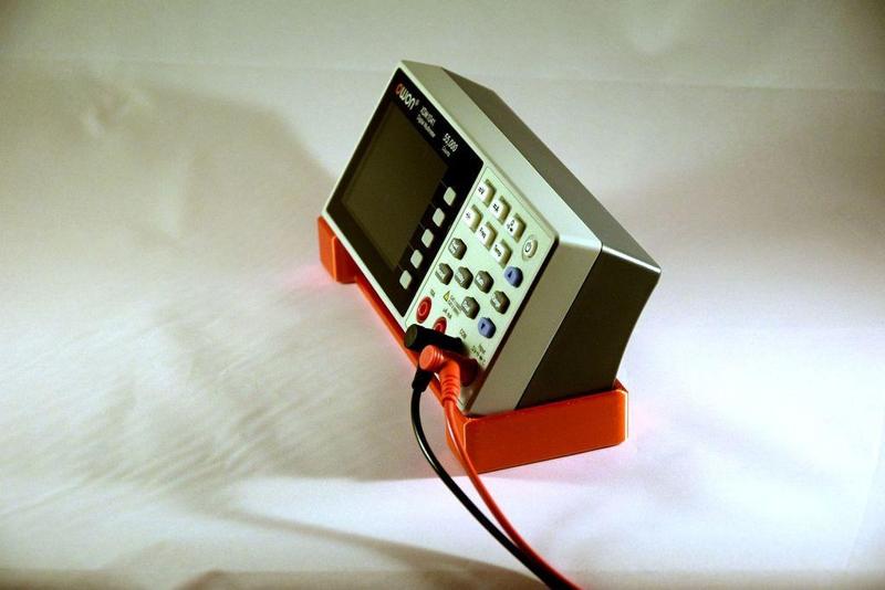 Tilt stand for Owon XDM1041 multimeter (and/or DGE2070 function generator)