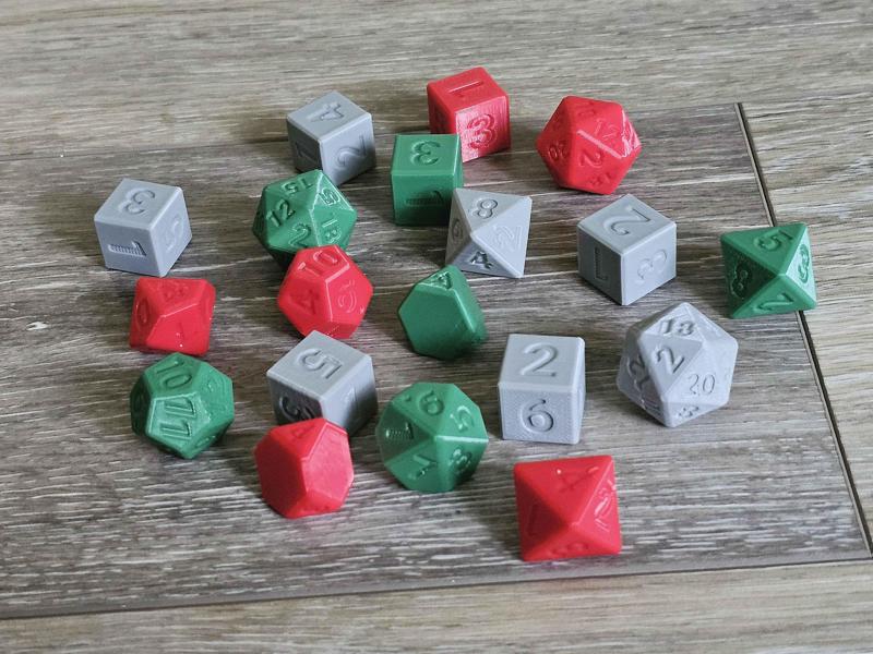 Polyhedral Dice Set