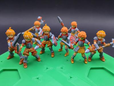 JRPG Warriors; Miniatures Collection