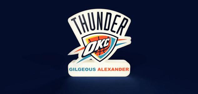 O.K.C. Thunder Sign – LED strip compatible