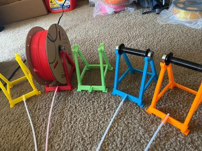 Hanging Spool Holder with PTFE tube holder