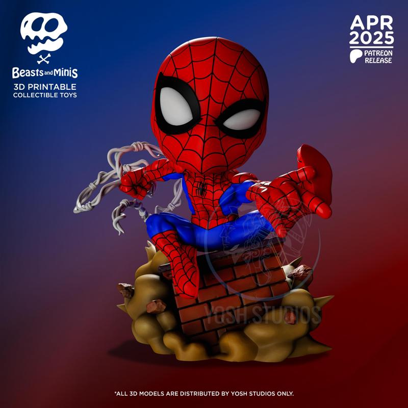 Spider-Man Mini 3D Printer File STL
