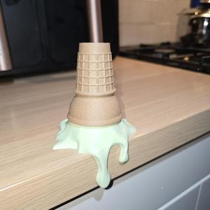 Melted ice cream