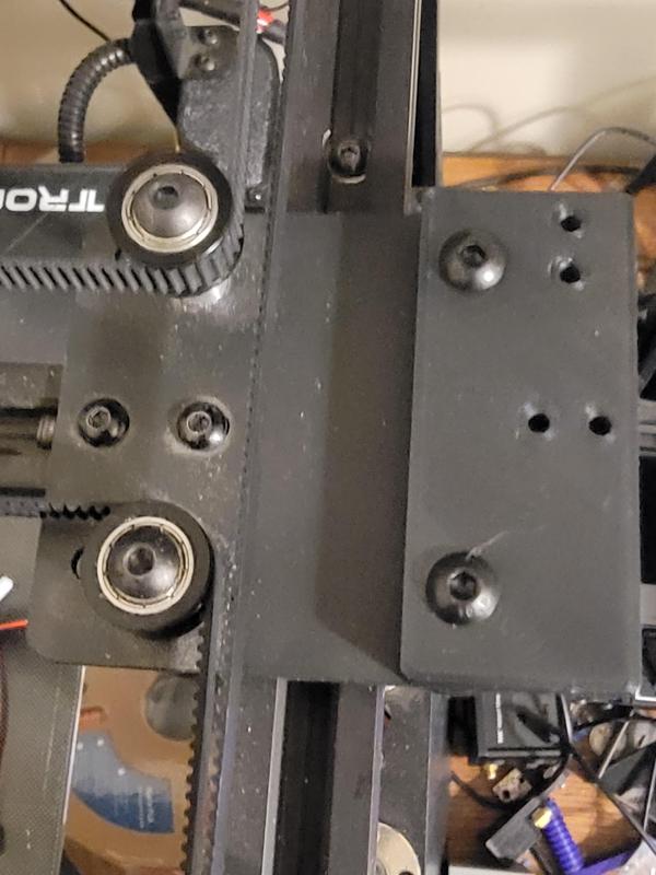 TronXY X5SA mount plate for X-Gantry drag chain