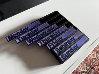 One Week Pill Box