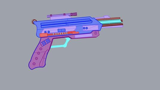 custom blaster no stock.stl