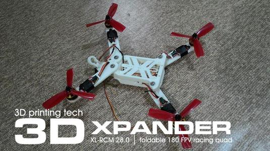 XPANDER - 180mm foldable compact FPV racing drone