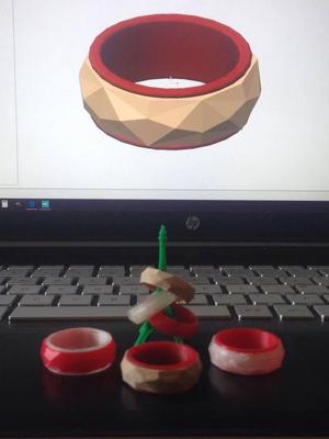 Low Poly Ring - Spinner Remix