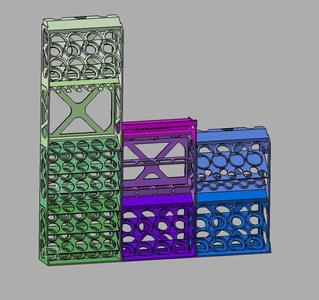 Modular paintstand for Vallejo, Alclad, Micro mark and others
